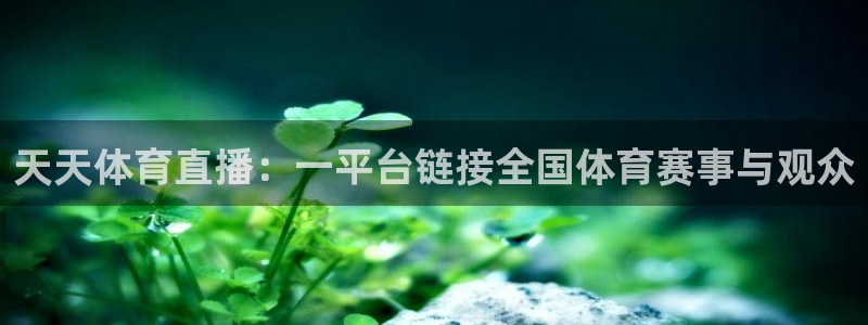天天体育直播：一平台链接全国体育赛事与观众